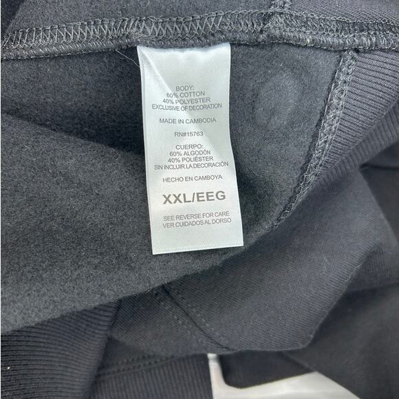 Champion Women’s Long Sleeve Crewneck Sweatshirt, Black, size XXL - Picture 10 of 13